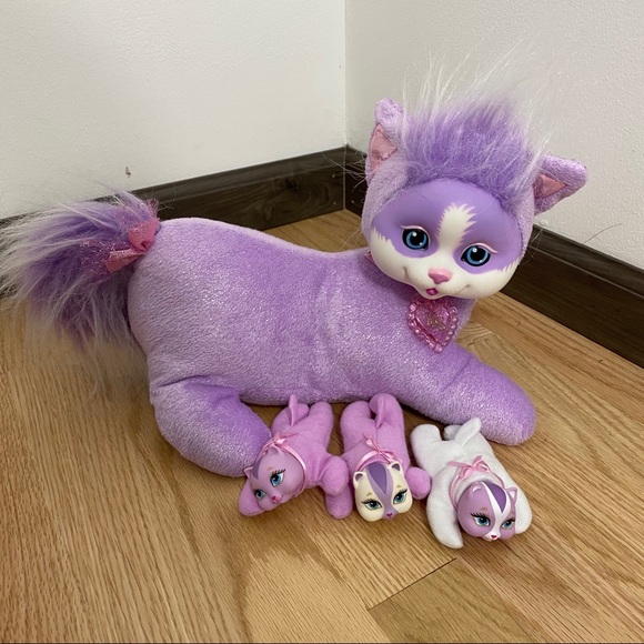 purple kitty surprise